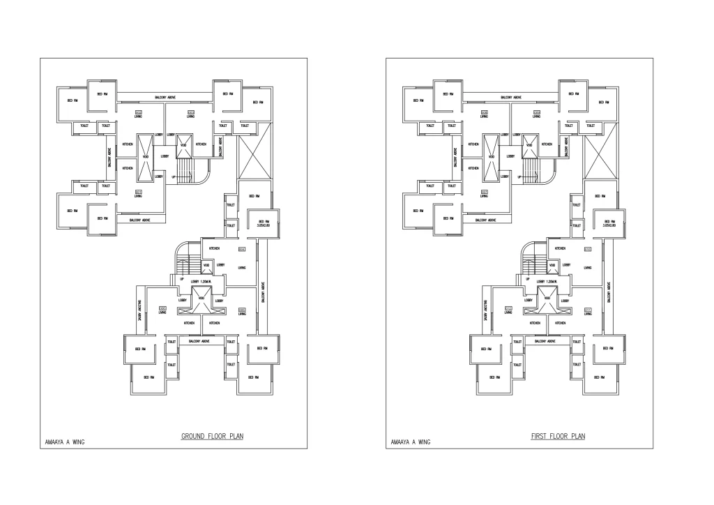 A Wing Floor Plan
